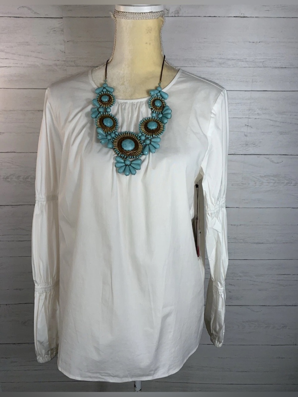 VINCE CAMUTO Womens Shimmer Luxe Fashion  Long Sleeve Top Size Small NWT